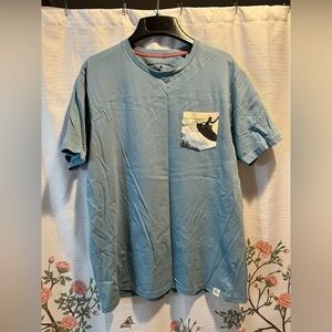 Free Planet Ocean Blue Graphic Tee
